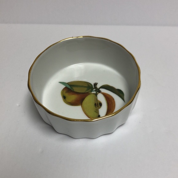 Vintage Royal Worcester Quiche Dish in Evesham Gold Pattern - Picture 3 of 6